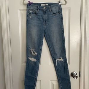 Joe’s Jeans The Debbie High Rise Straight Ankle Jean Sz 26 Blue